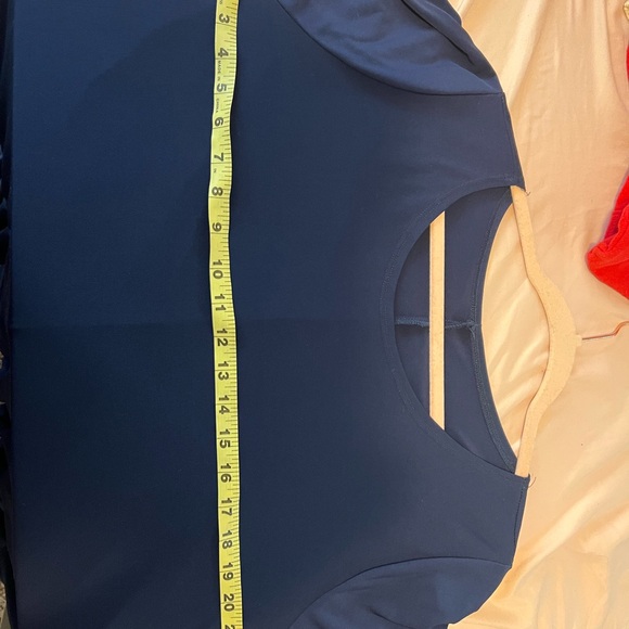 Royal Blue ruffled tunic - Picture 3 of 3